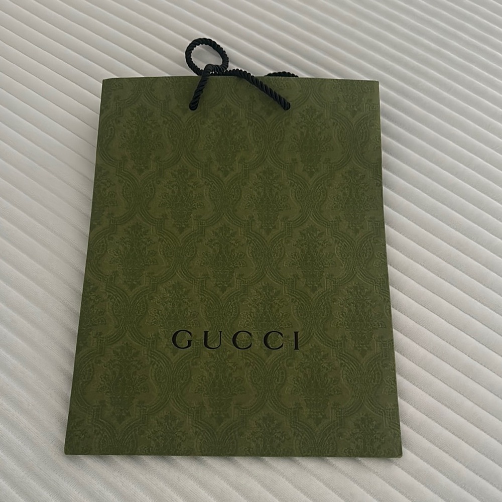 Gucci Green Gift Bag